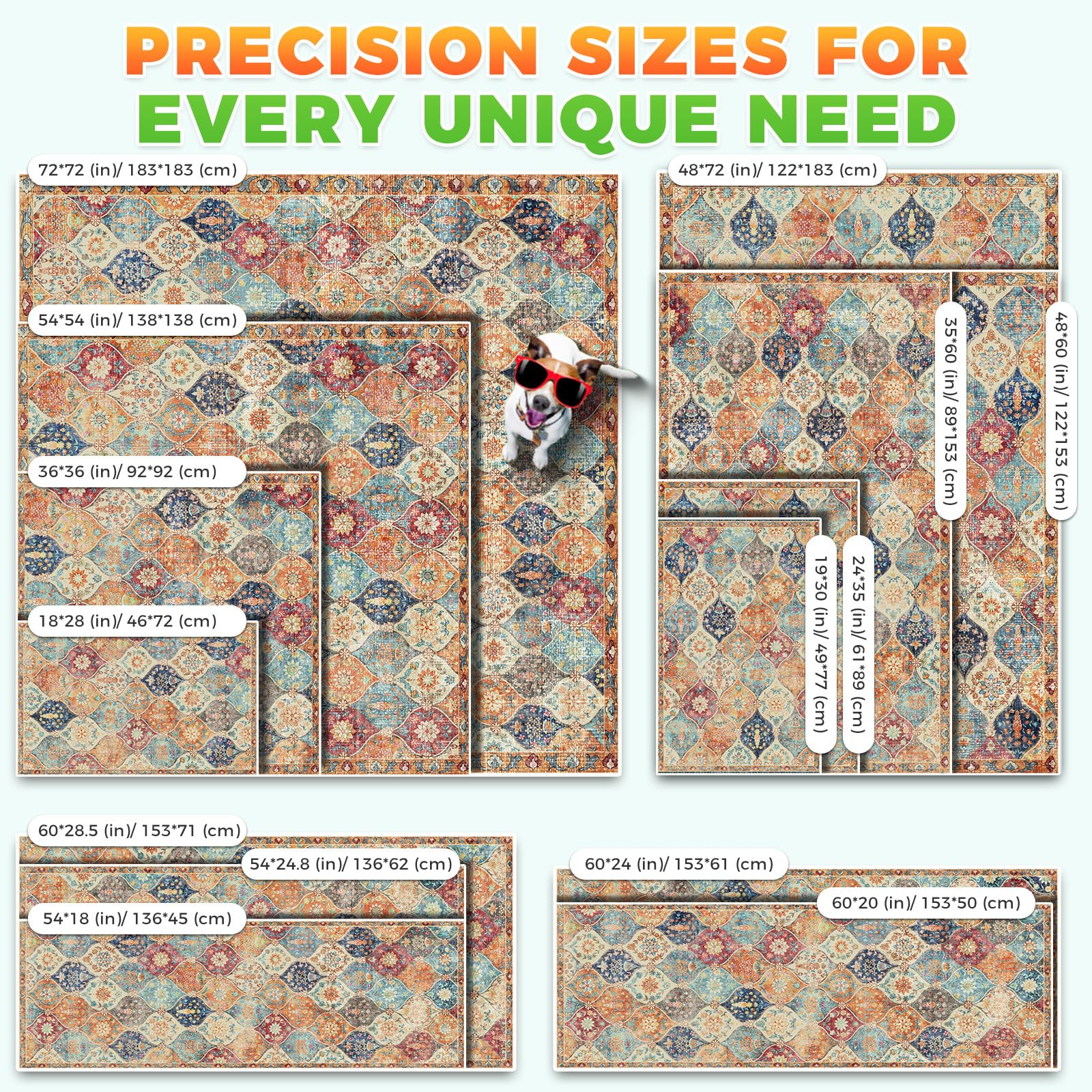 Hompet living-room entryway rug use depicts stylish protection and practicality