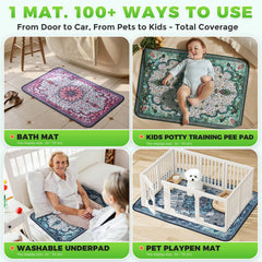 Hompet slim lightweight non-slip design keeps the mat in place