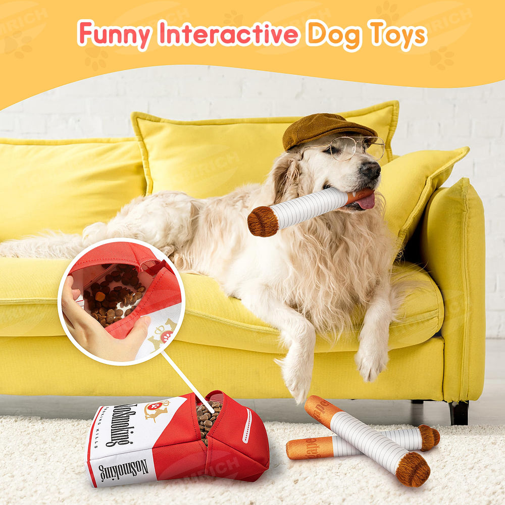Homrich Cigarette Dog Toy Interactive Play, indoor and outdoor fun.