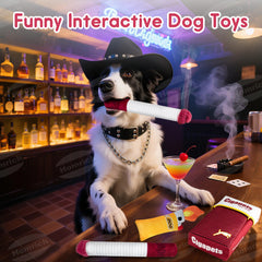 Homrich giggle-puff-stick-toy-closeup-squeaker boosts engagement with a hidden squeak.