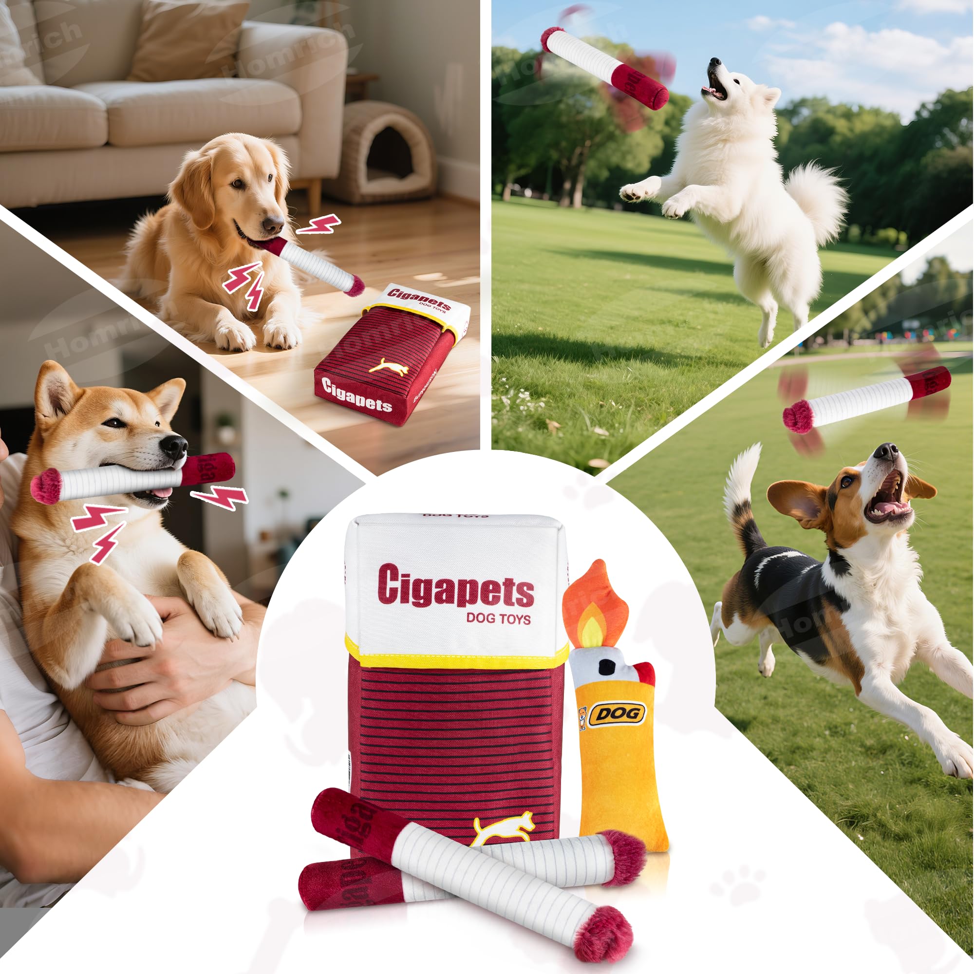 Homrich interactive-toy-pets-family-play encourages bonding between dogs and humans.