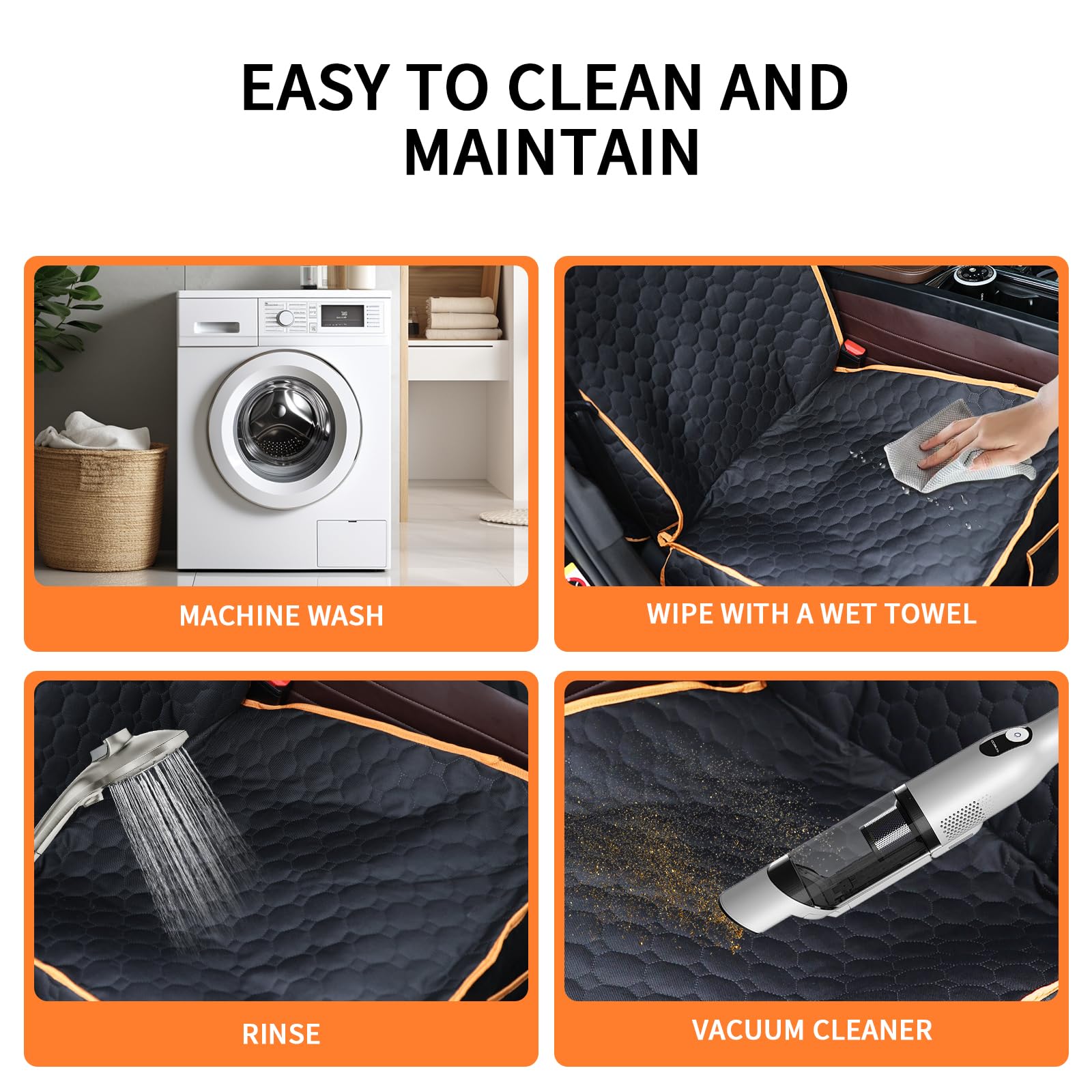 Homsunyi front seat cover universal fit works with most cars and SUVs