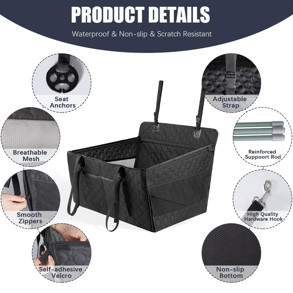 Homsunyi waterproof bottom protects car upholstery from spills and dirt.