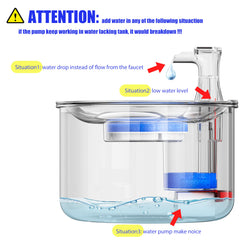 Homtyler pump submerged installation for invisible setup and consistent hydration for cats