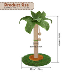 HOMYHANDS cat scratching post sisal rope closeup shows durable rope for long-lasting use.