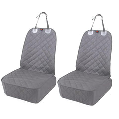 Honest Outfitters dog car seat cover front view protects front seat from fur and spills.