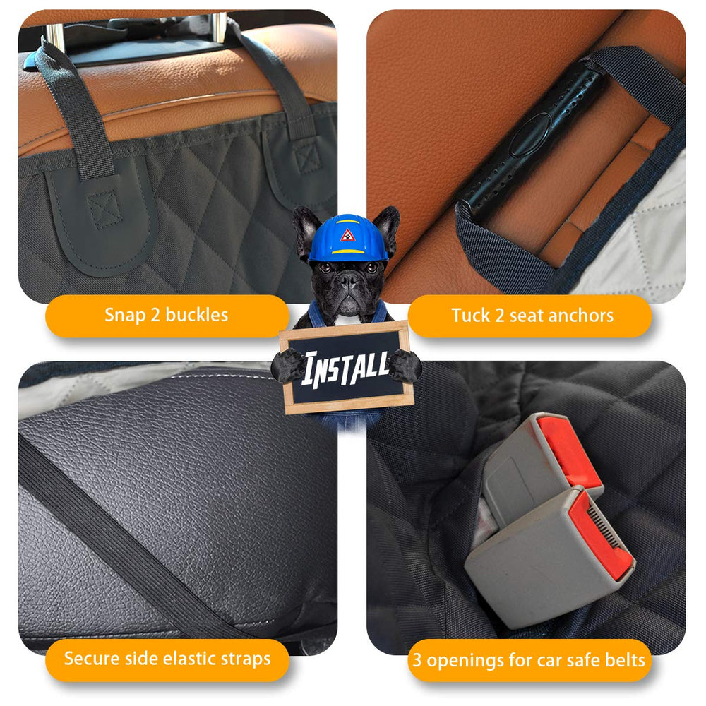 HONEST OUTFITTERS seat cover installs in minutes with secure anchors.