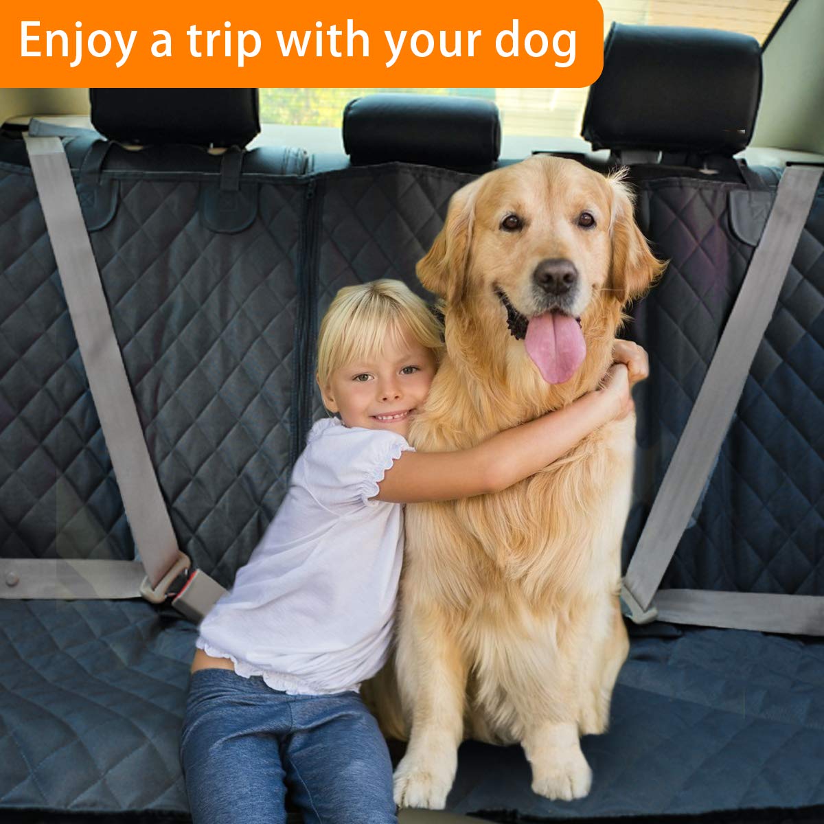 HONEST OUTFITTERS nonslip backing and seat anchors prevent shifting.