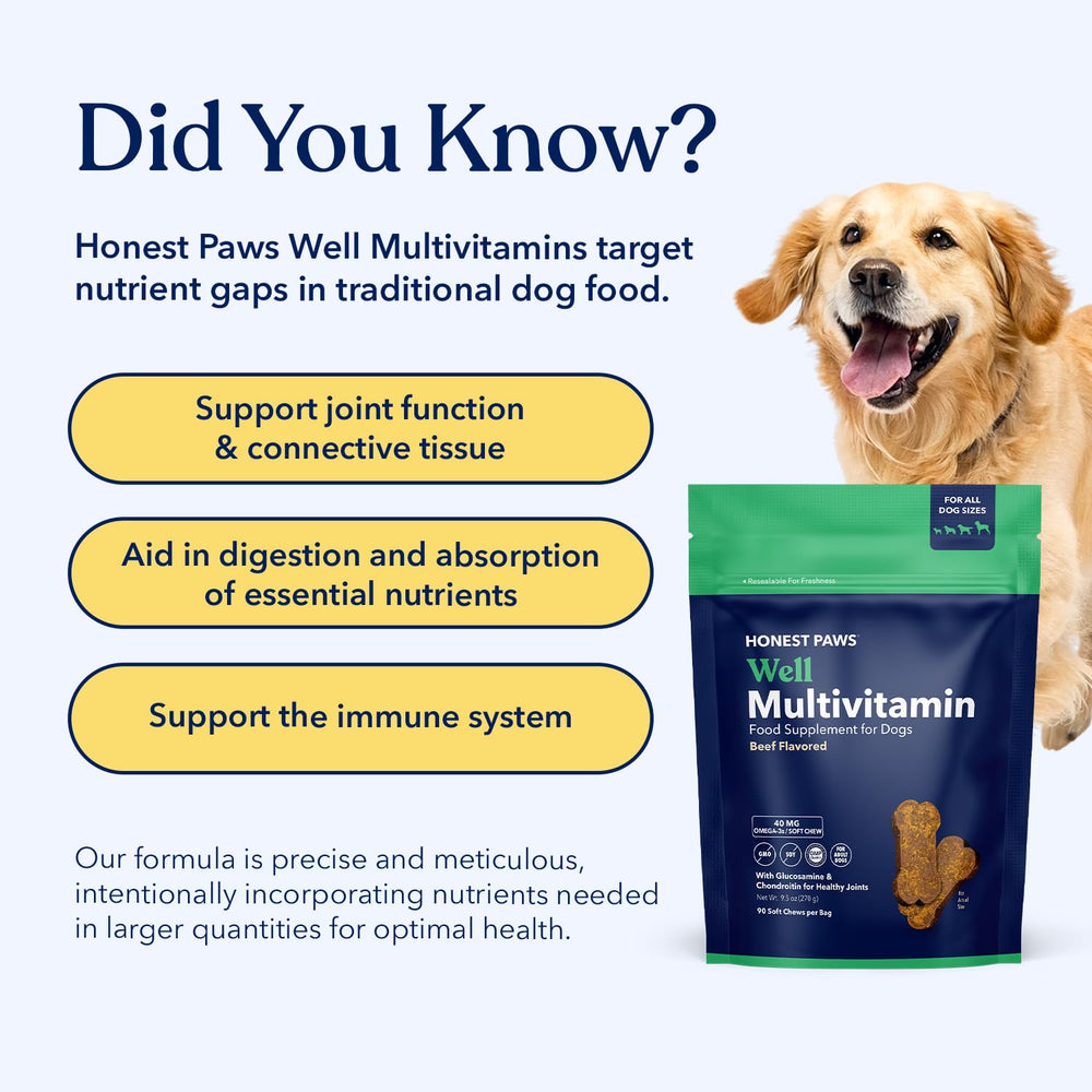 Honest Paws proudly made in USA with GMP-certified facilities.