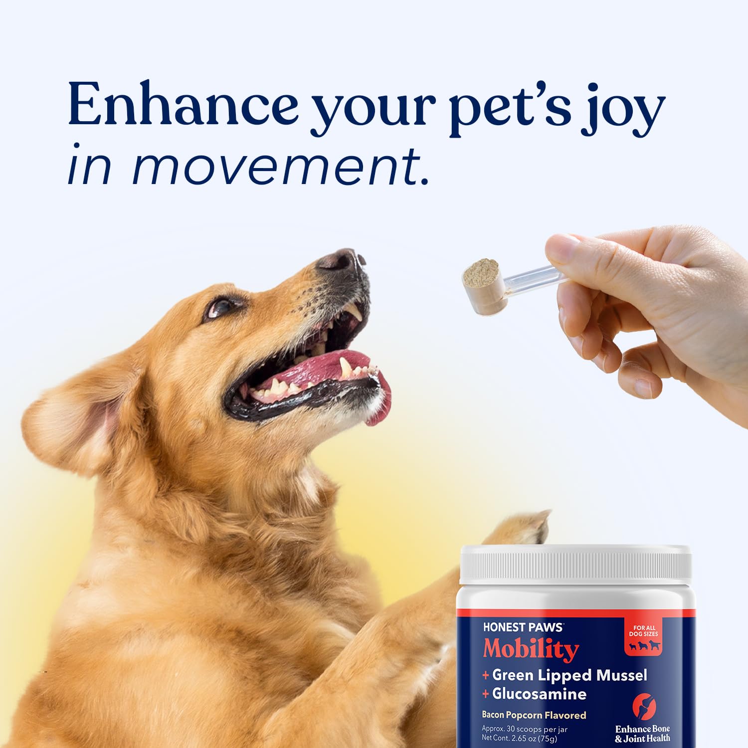 Honest Paws made-in-usa label reinforces trusted, non-GMO ingredients for dogs