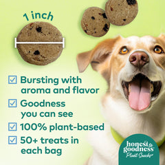 Honest to Goodness senior dog treats closeup shows treat texture and appeal