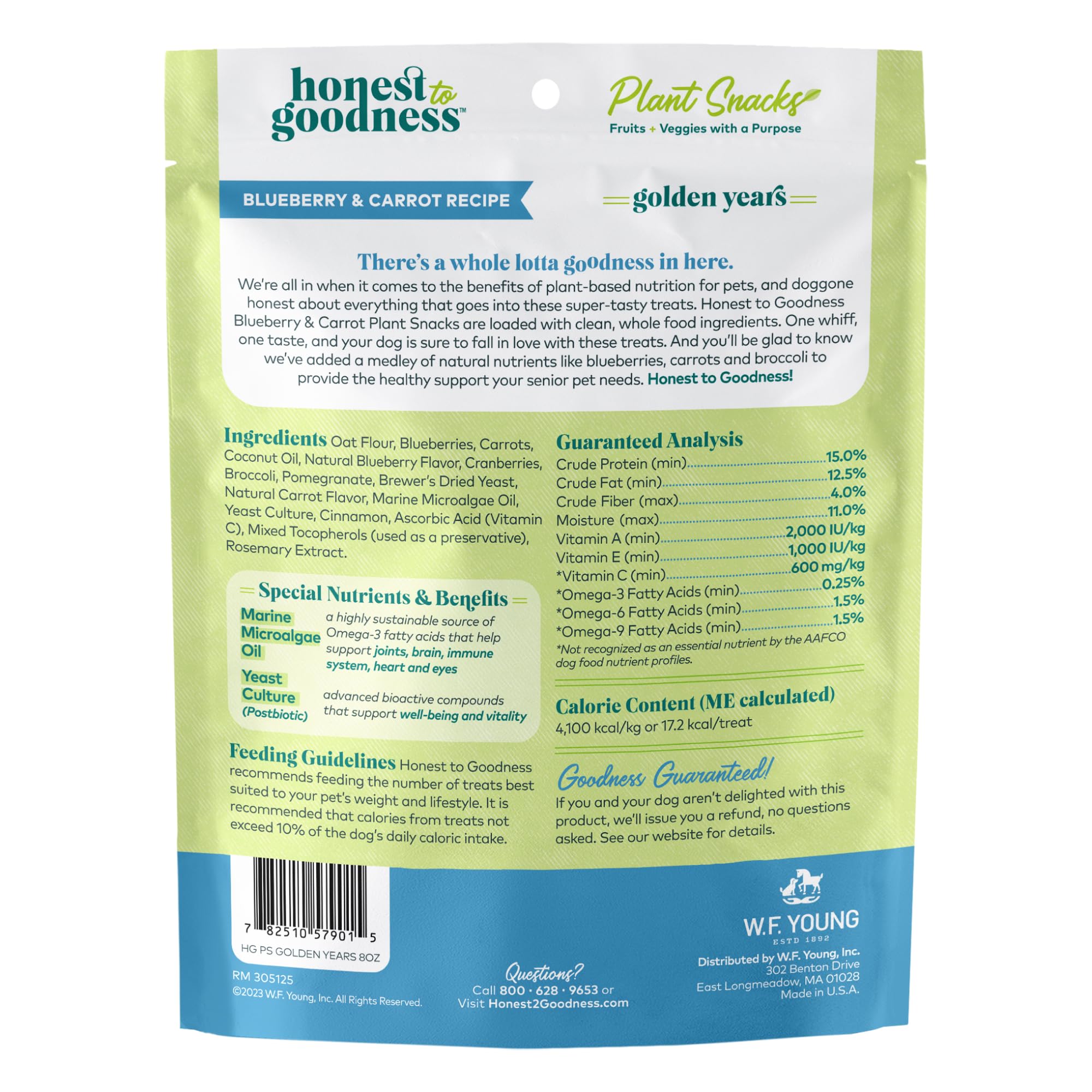 Collection image shows Honest to Goodness variety of flavors including blueberry & carrot