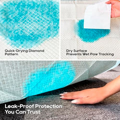 Honey Care All-Absorb pad second paper tissue layer supports absorption