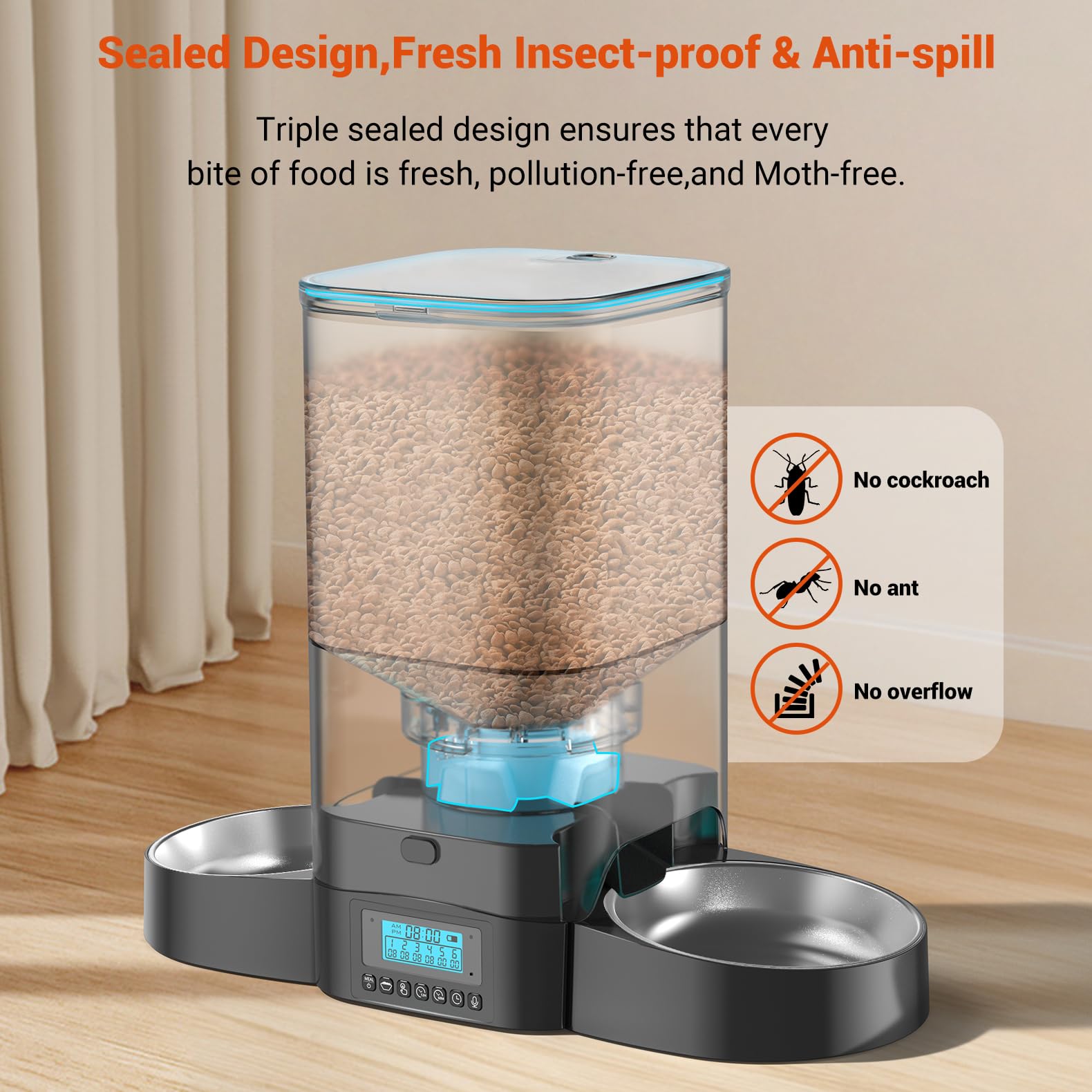 HoneyGuaridan sealed lid with desiccant bag preserves freshness and minimizes odor