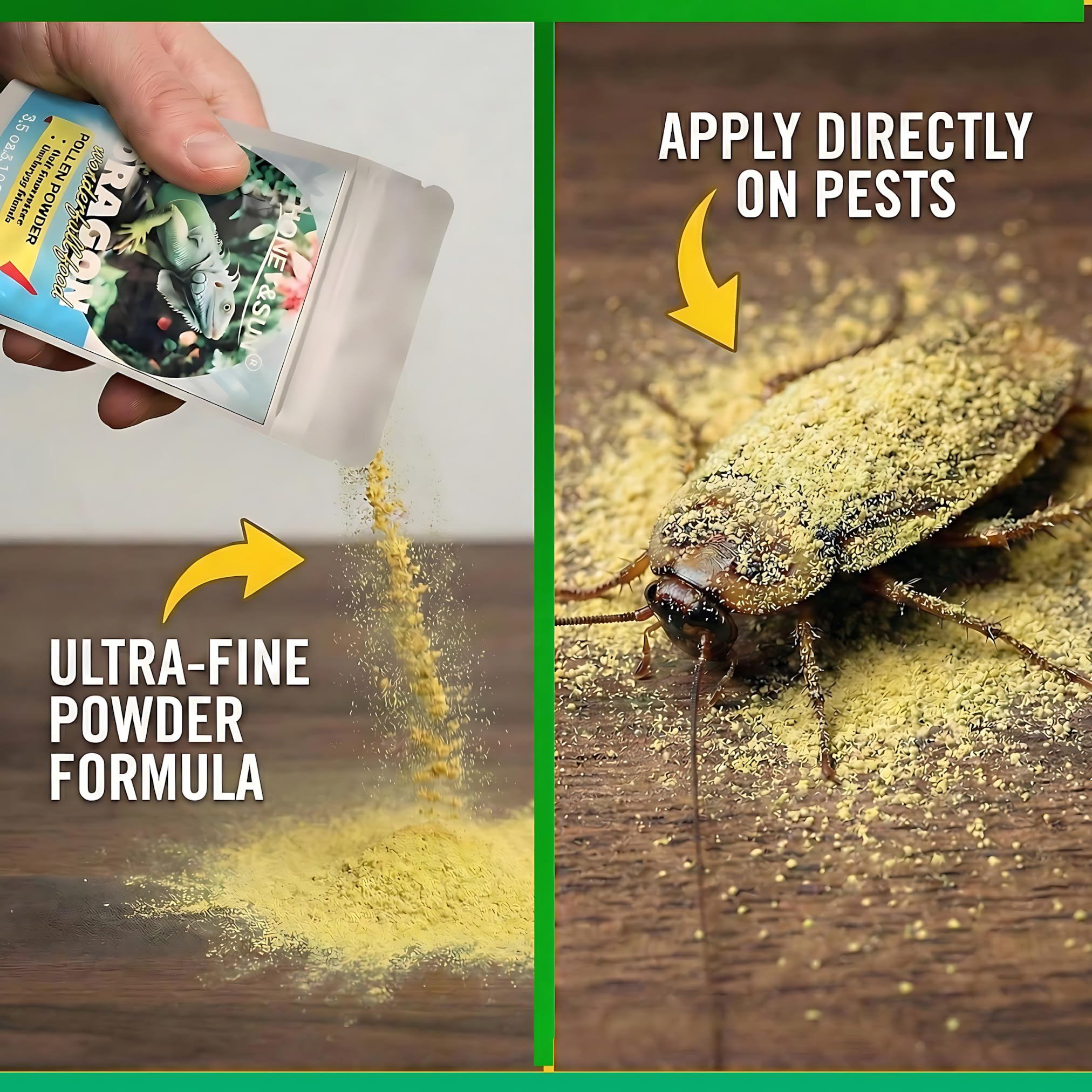 Honey&SUN bee pollen powder used for reptile daily supplement