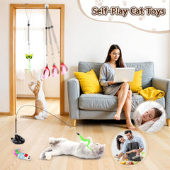 HONGDDY mouse toys trigger chasing behavior during independent play.