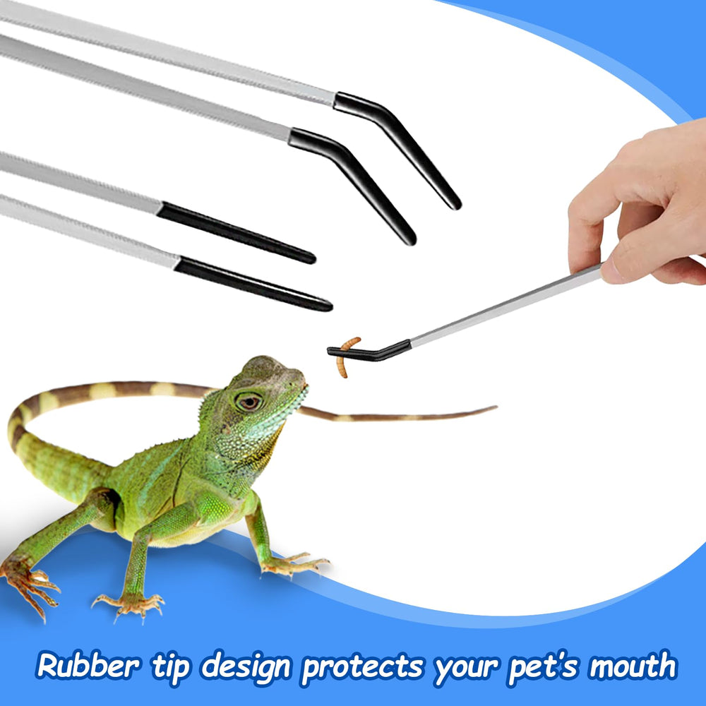 Hongliang curved-tip tongs deliver food from a safe angle to reduce bites.