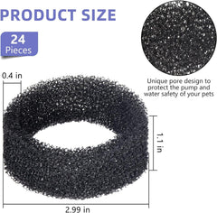 Hongping Lai cat water fountain sponge close-up shows soft filtration for safe drinking water.
