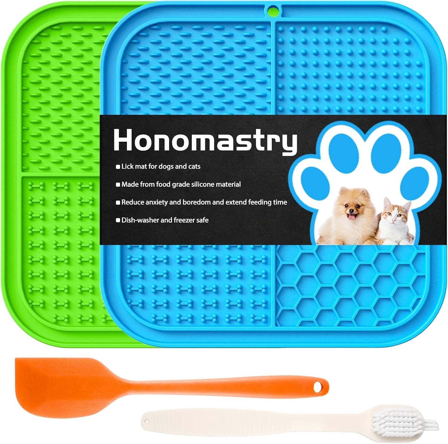 Honomastry Lick Mat is dishwasher-friendly for quick cleaning after use