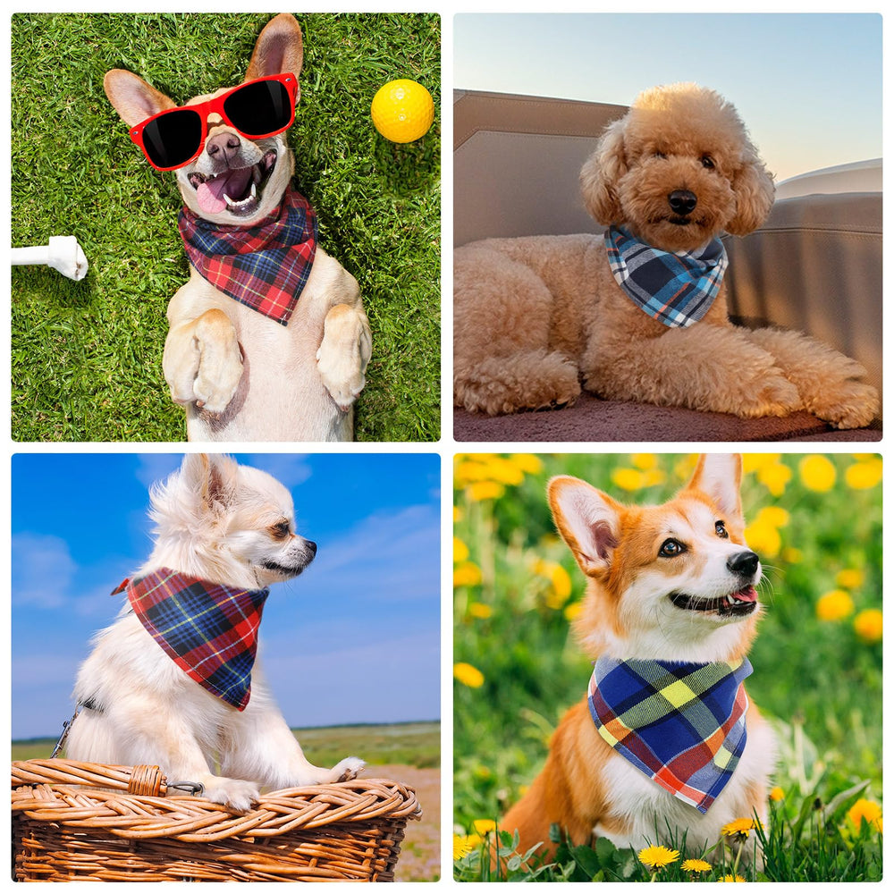 Honoson washable pet scarf helps simplify wardrobe changes and quick cleanups.