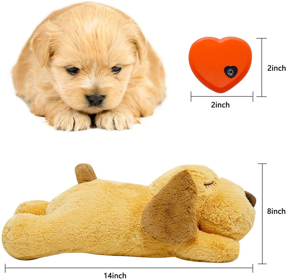 HonourHope dog-heartbeat-toy heat-pack delivers warm companionship for anxious puppies.