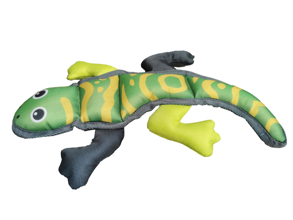 HonourHope dog toy closeup featuring lizard design with squeaker for engaging interactive play