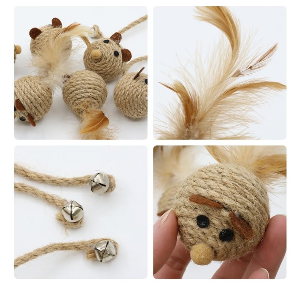 Honyge sisal toys easy to clean after playtime