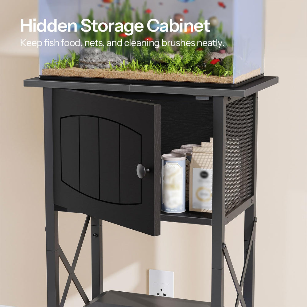 HOOBRO aquarium stand adjustable feet demonstrate floor protection