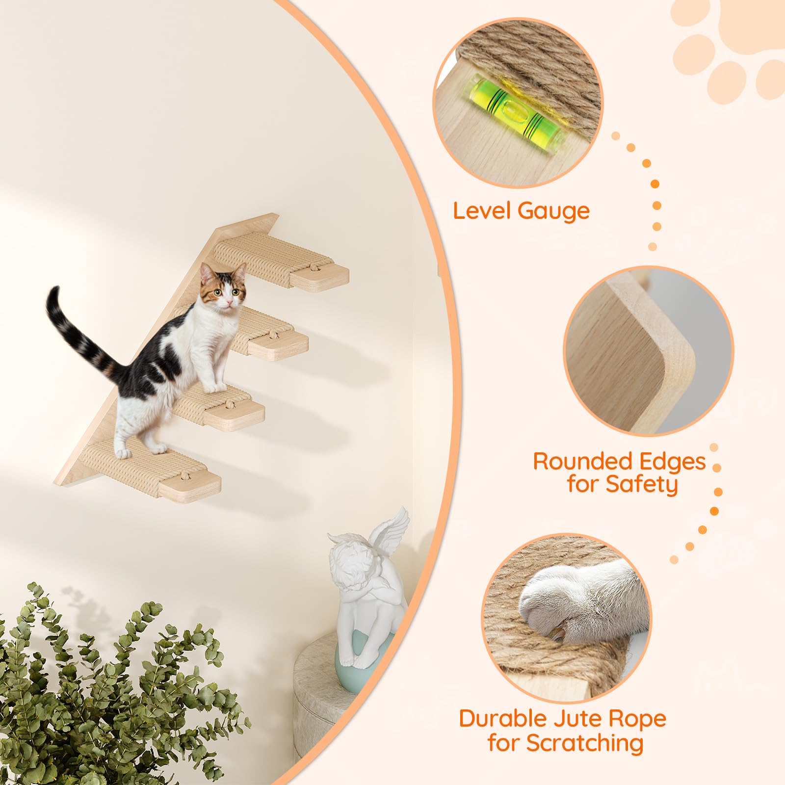HOOBRO compact space-saving layout on hallway or balcony with wall-mounted shelves.