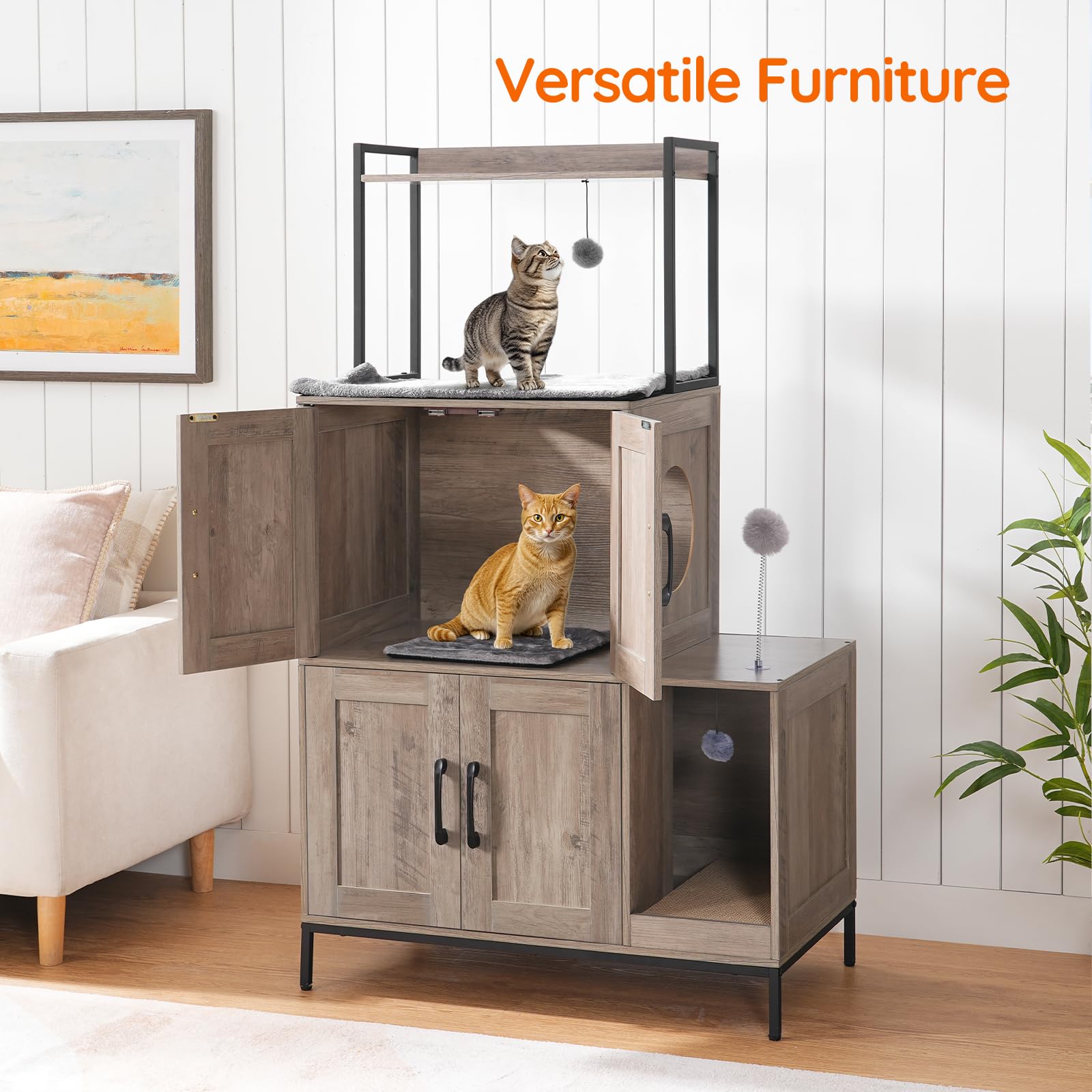 HOOBRO corrugated paper litter filter at entry reduces spills