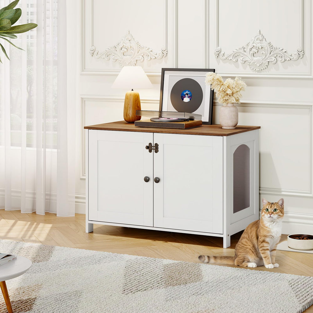 HOOBRO divider-removed setup creates extra space for larger cats.