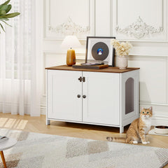 HOOBRO divider-removed setup creates extra space for larger cats.