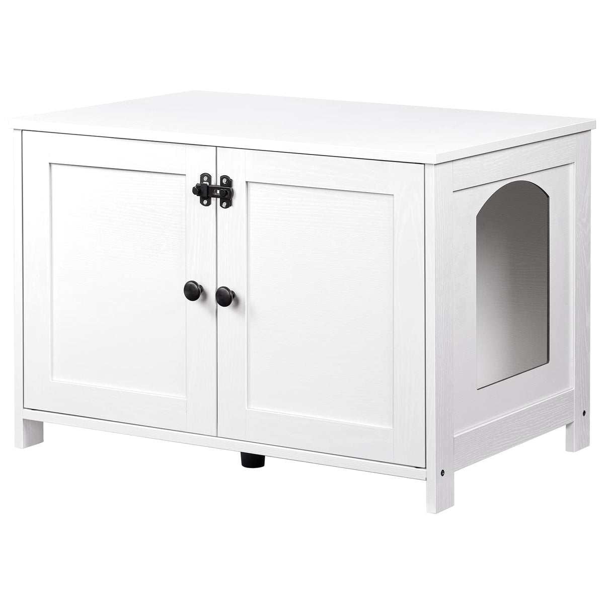 HOOBRO Litter Box Enclosure front view shows hidden litter solution for clean living spaces.