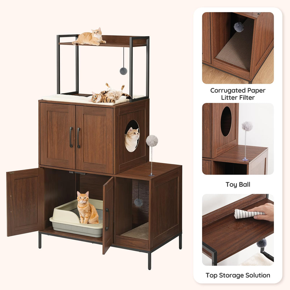 HOOBRO corrugated litter filter helps control spills and dust