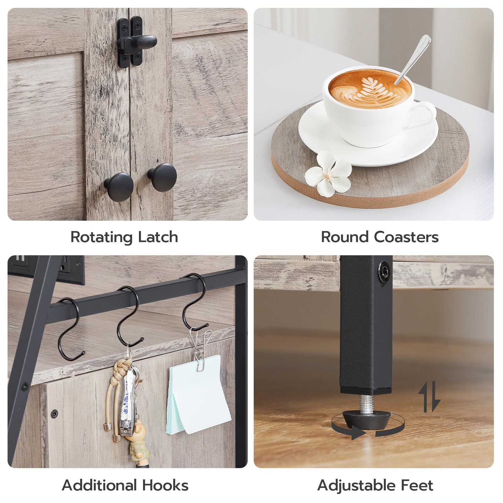 HOOBRO litter box enclosure round entrance invites pets quietly and comfortably inside.