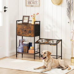 HOOBRO raised dog bowls three-height design suitable for various dogs