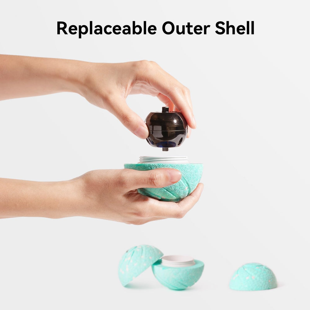 Hoochii Wicked Ball AIR replacement shell close-up texture highlighting chew-resistant surface.