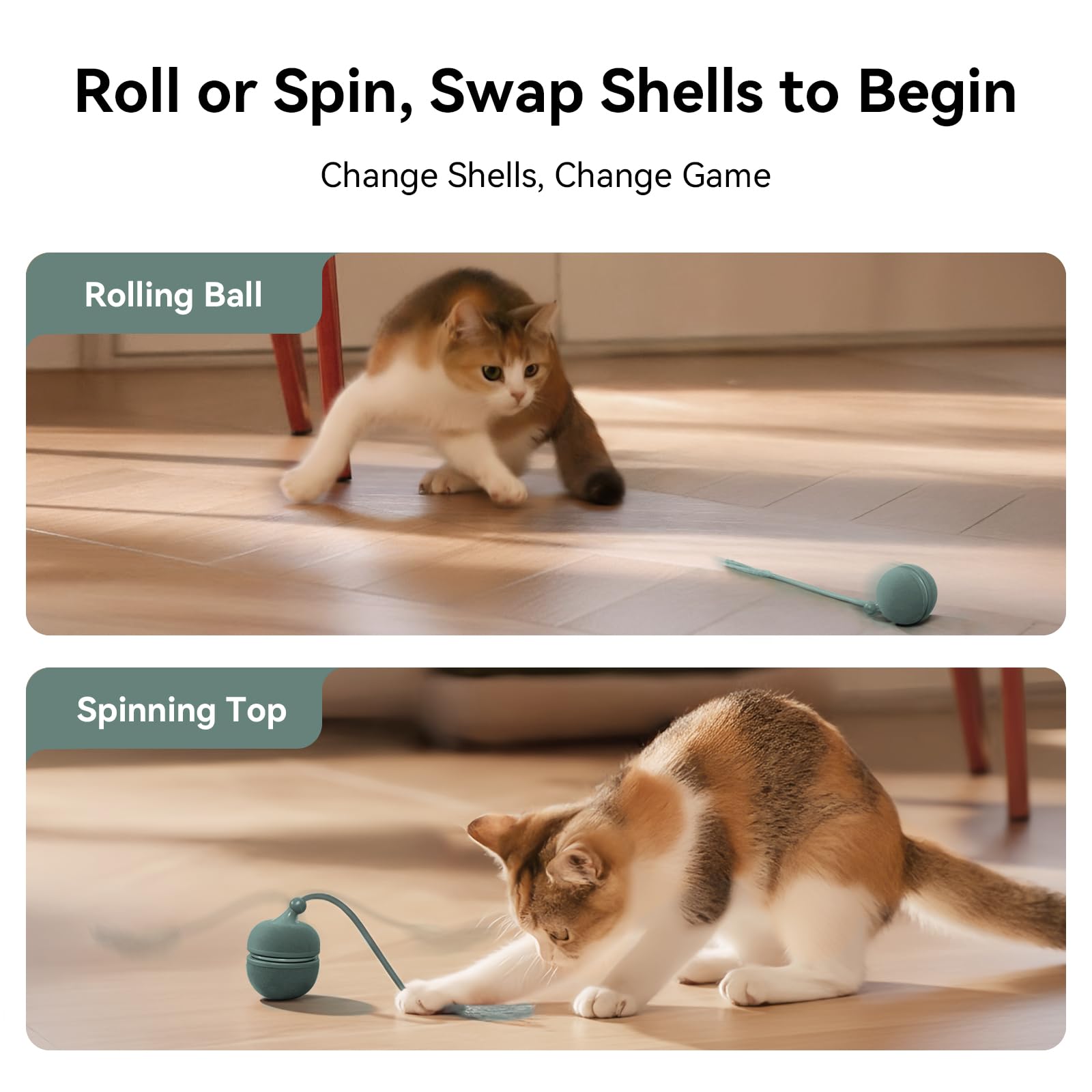 Hoochii Wicked Ball Duo2 durable shells support long-lasting indoor fun.