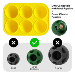HooYiYuuX molds fit Woof Pupsicle and Power Chewer Pupsicle for large dogs