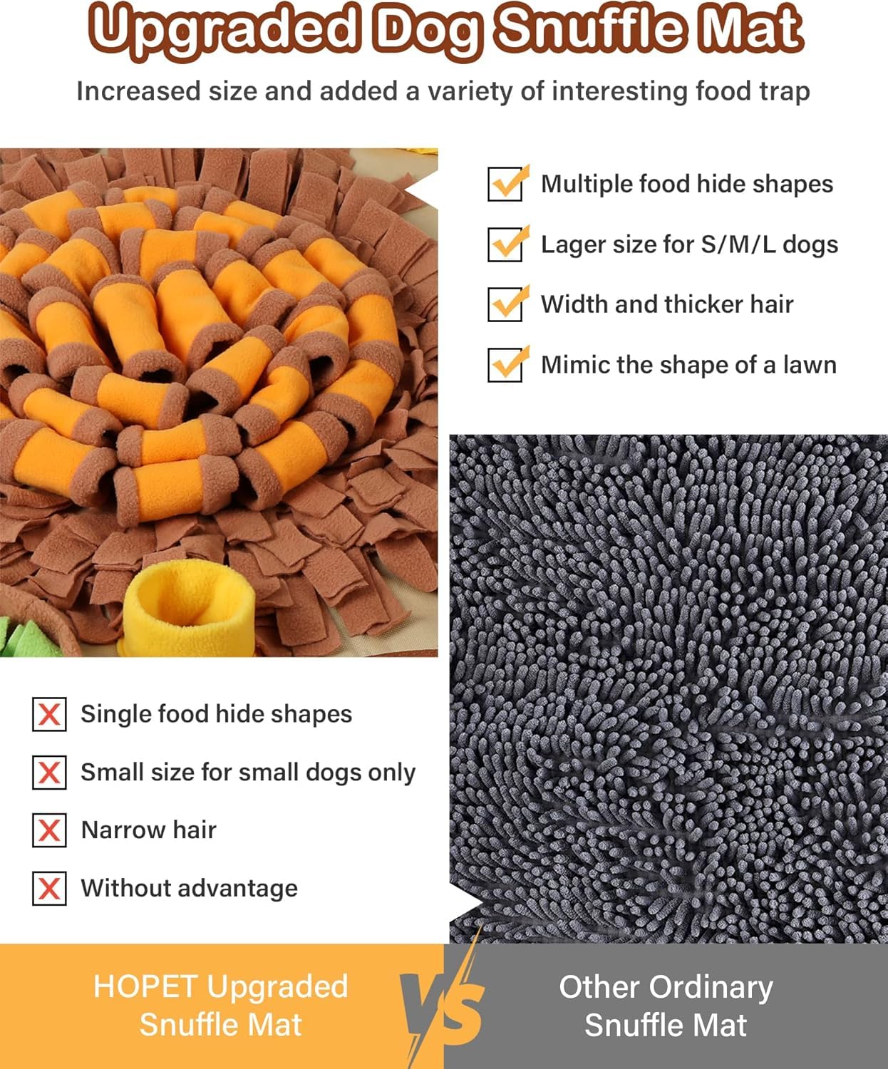 HOPET Snuffle Mat dog relaxation after treats promotes calm behavior