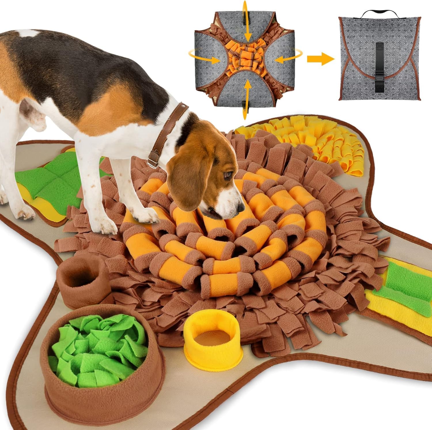 HOPET Snuffle Mat large dog interaction boosts mental stimulation