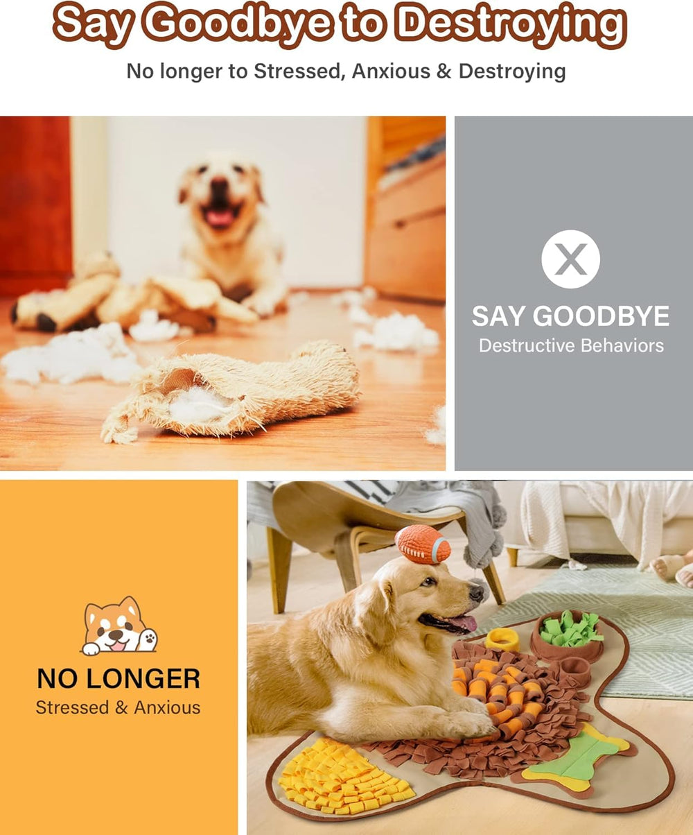 HOPET Snuffle Mat pockets foraging encourages independent problem solving