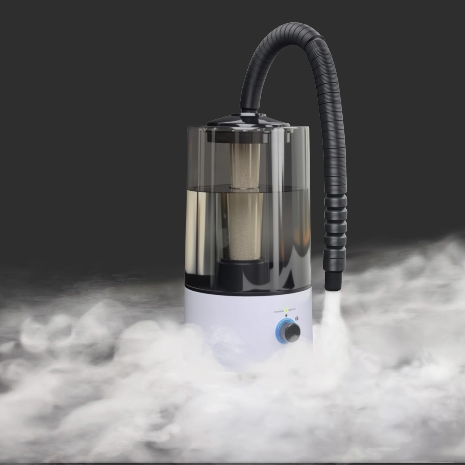 Hoqqf 4L humidifier tank view for easy humidity level checks.