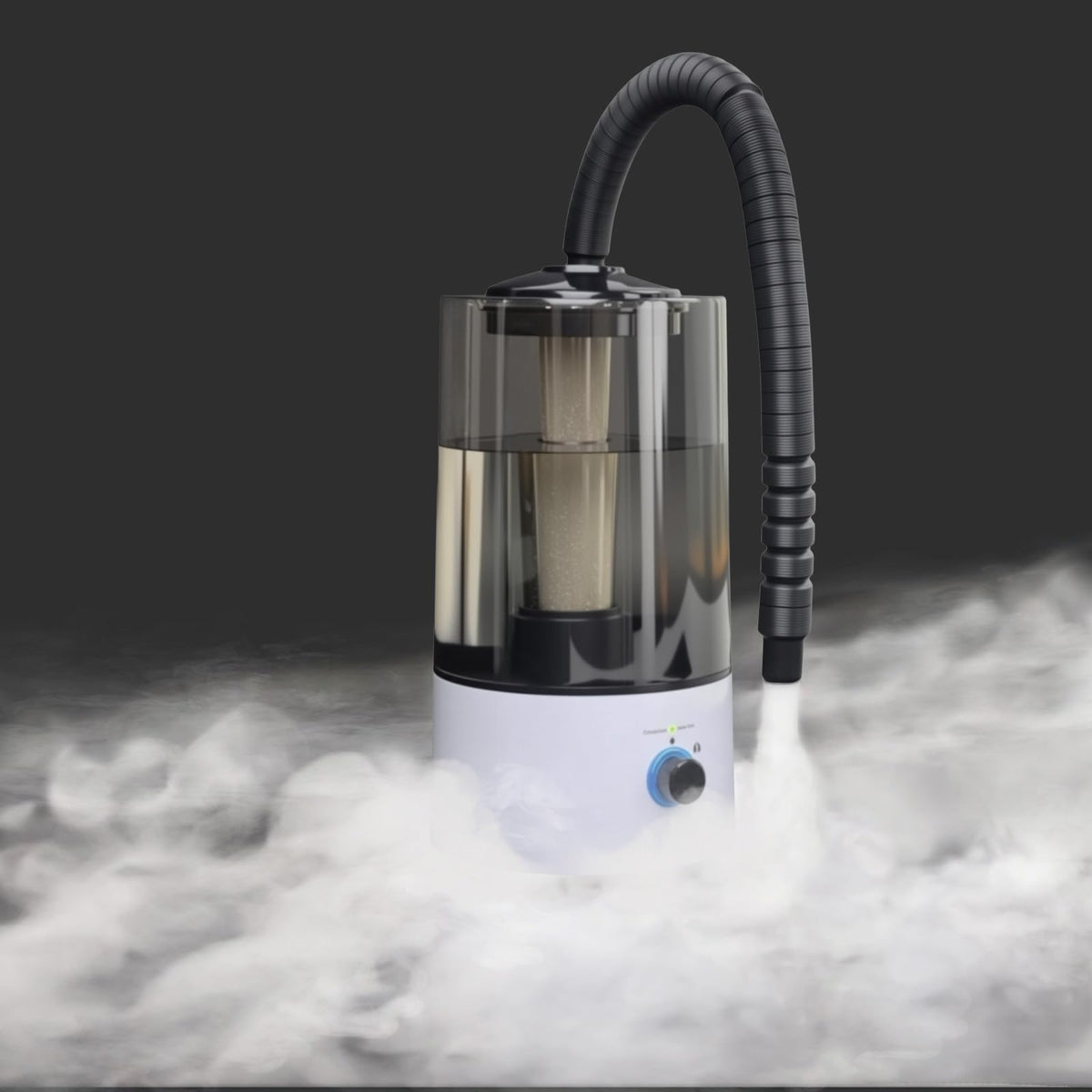 Hoqqf 4L humidifier tank view for easy humidity level checks.