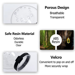 Hoqqf astronaut-helmet adjustable strap ensures quick-fit during grooming sessions.