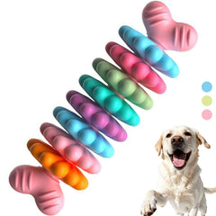 HORIBND Puppy Teething Toy bone with petals inspires playful chewing and teething relief