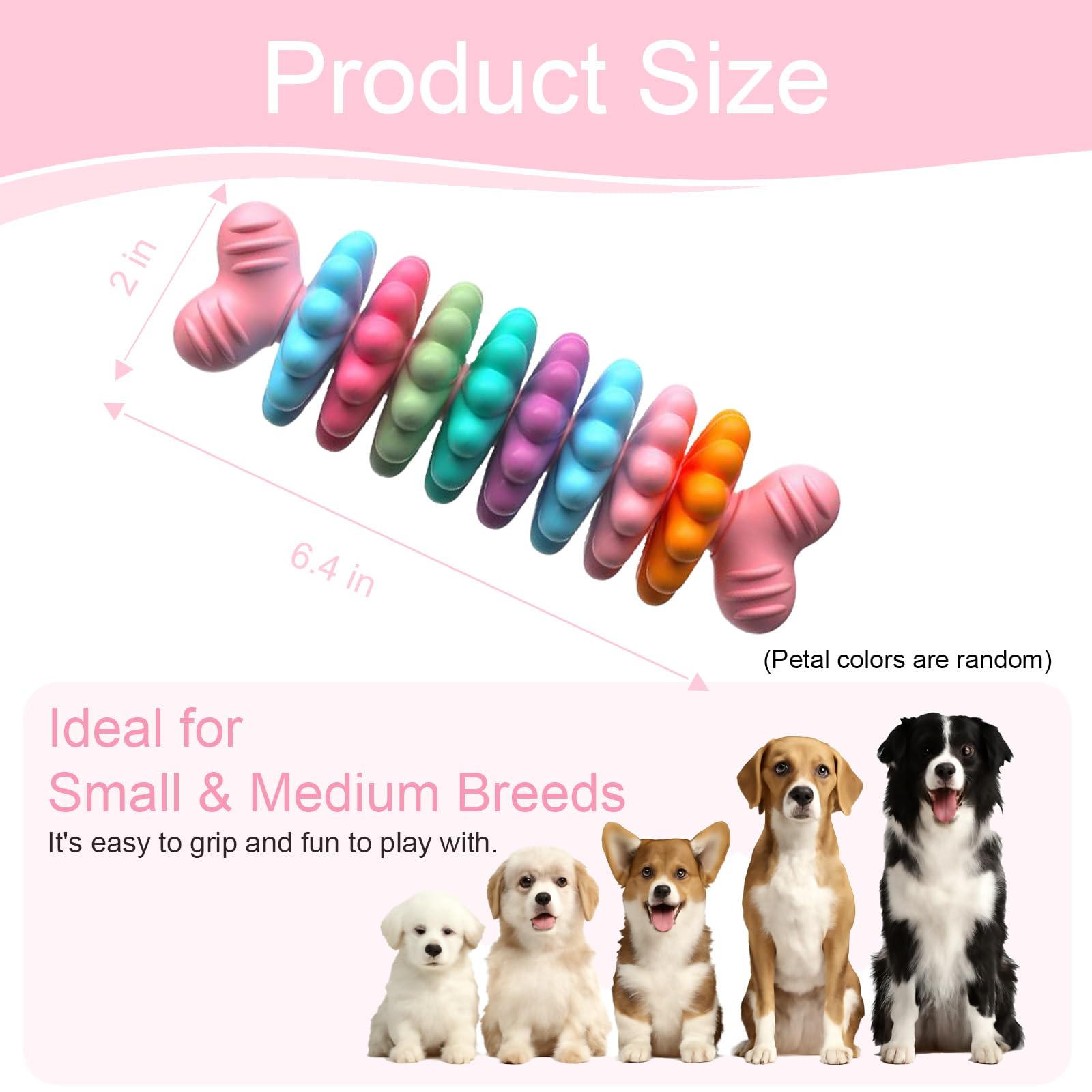 HORIBND Puppy Teething Toy easy-clean design after energetic chewing