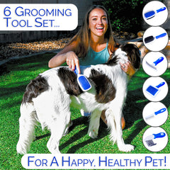 Horicon Pet slicker-brush delivers efficient mat removal for smooth undercoat maintenance.