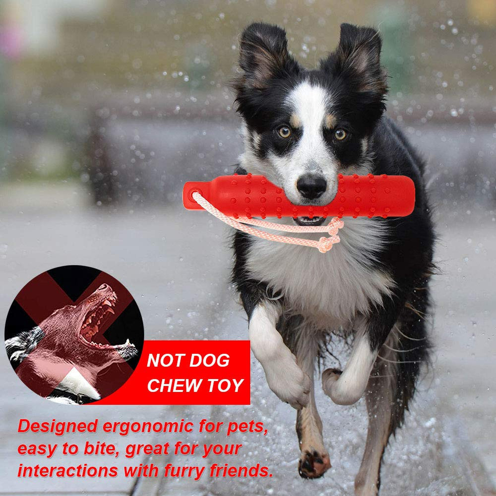 Horolas dog float toy dock-diving practice encourages confident water entry and retrieval.