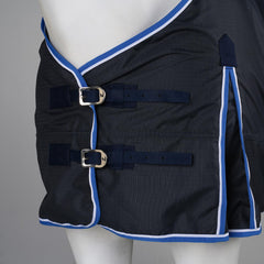 HORZE Glasgow turnout blanket buckle closures demonstrate quick, reliable front securing.